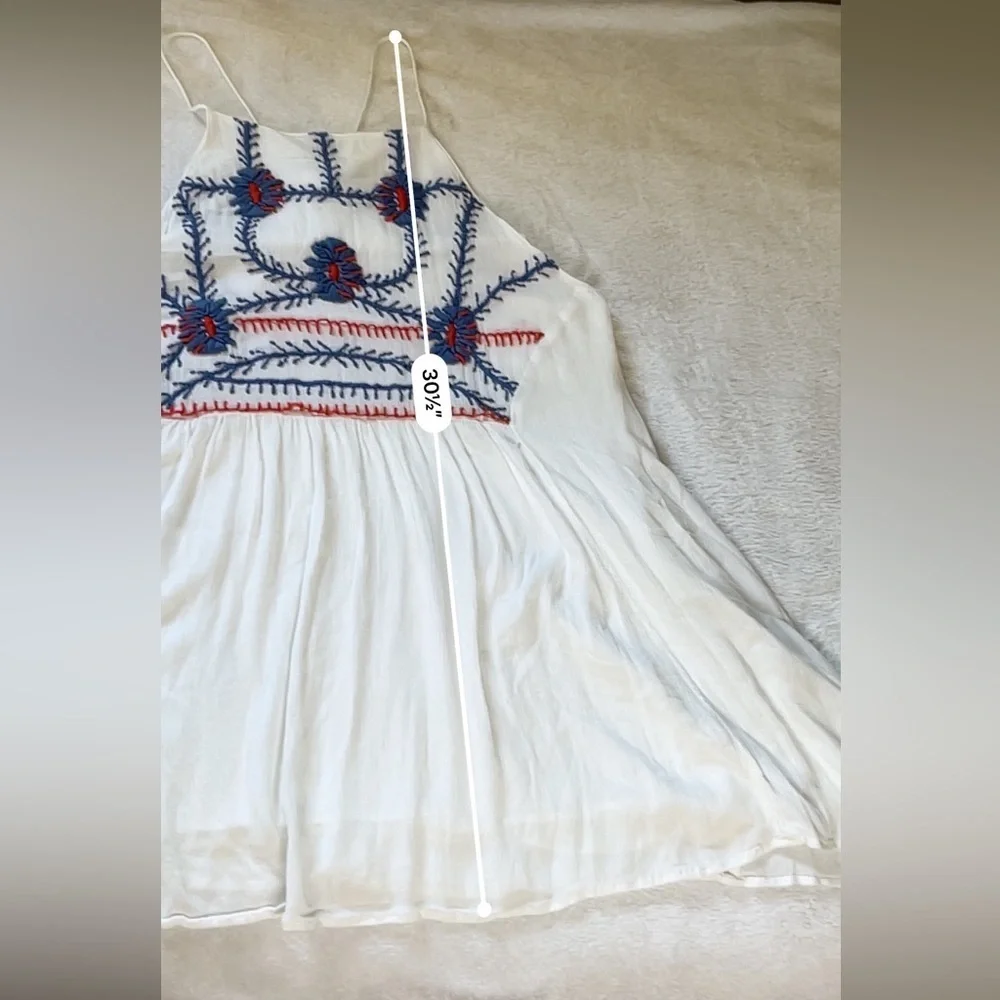 Piper by Townsen White A-Line Dress Size M | Summer Minimalist Chic - Picture 7 of 11